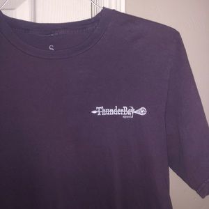 purple thunder bay lacrosse t shirt